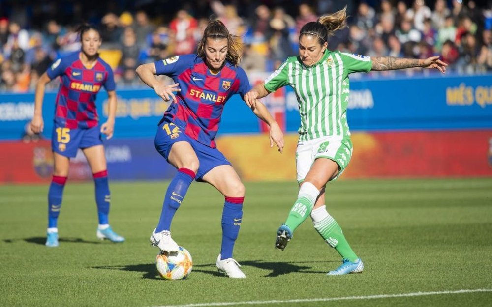 El Barcelona Femenino sigue imparable y se llevó los tres puntos ante el Betis. Twitter/FCBfemeni
