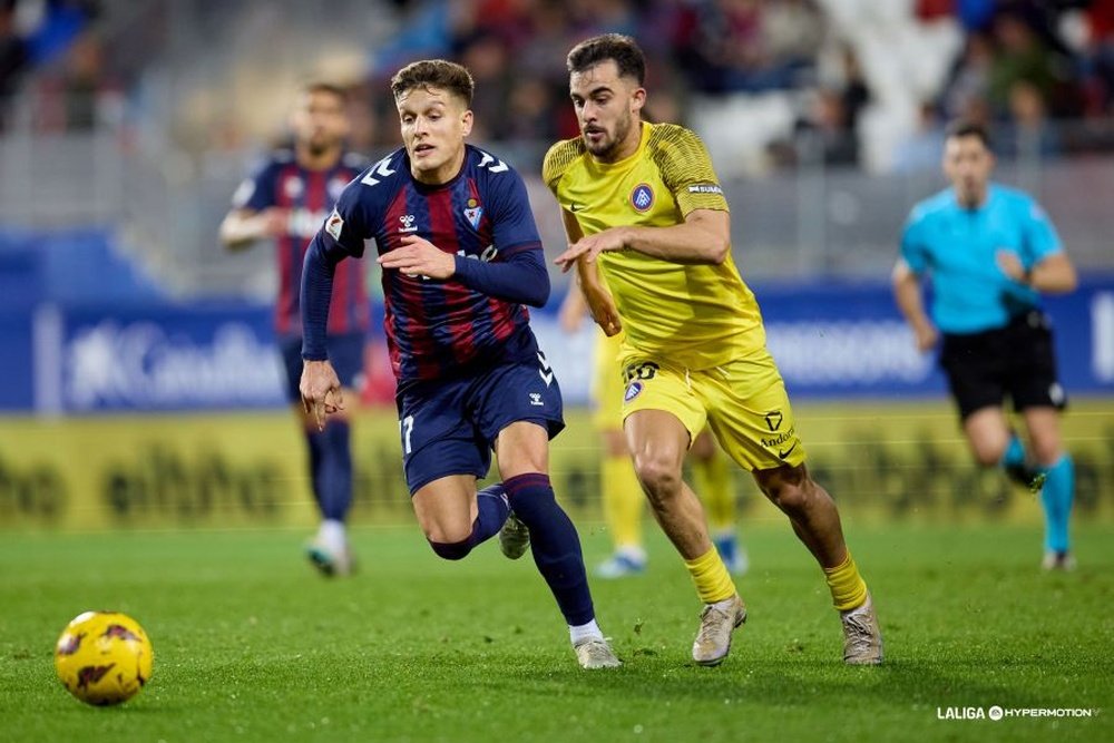 La expulsión que sufrió el Eibar le pasó factura. BeSoccer