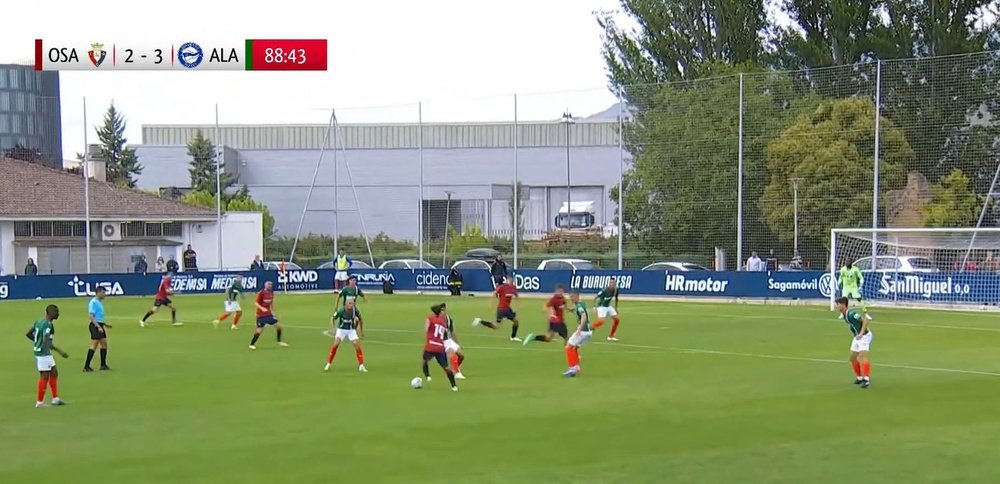 Osasuna cayó por 2-3 ante el Alavés. YouTube/ClubAtléticoOsasuna