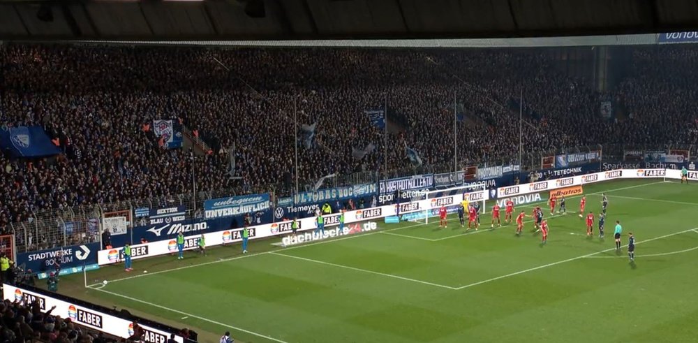El VfL Bochum empató a 1-1 en su casa. Captura/Bundesliga