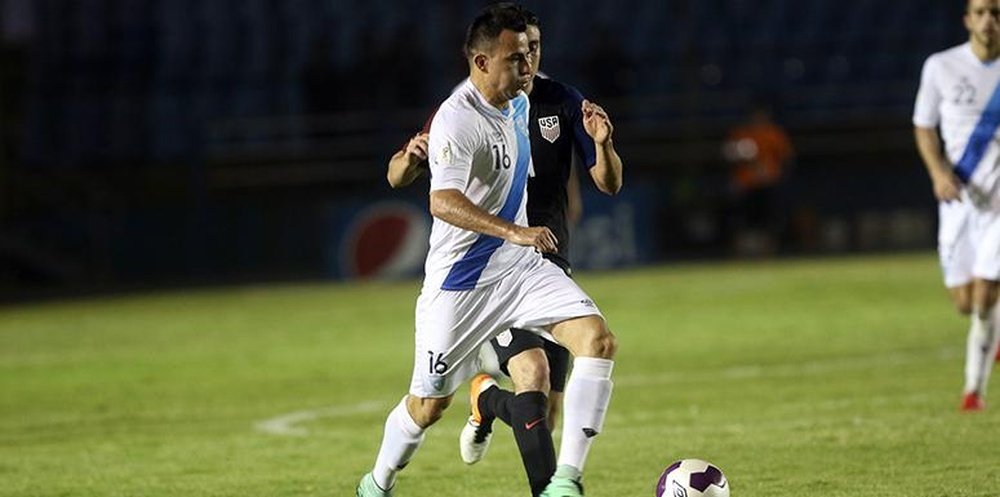 Lance de un partido de Guatemala. CONCACAF
