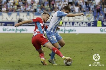El Málaga ganó al Lugo en casa. LaLiga