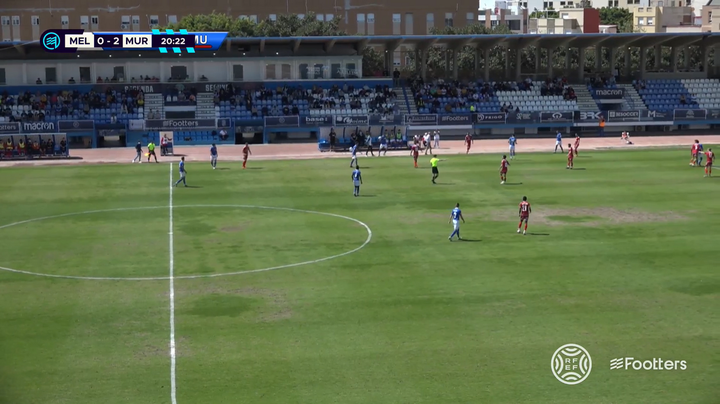 45 minutos vertiginosos reparten los puntos entre Melilla y Real Murcia