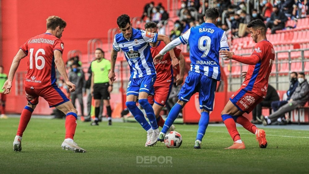 El Dépor cerró la temporada con derrota en Soria. RCDeportivo