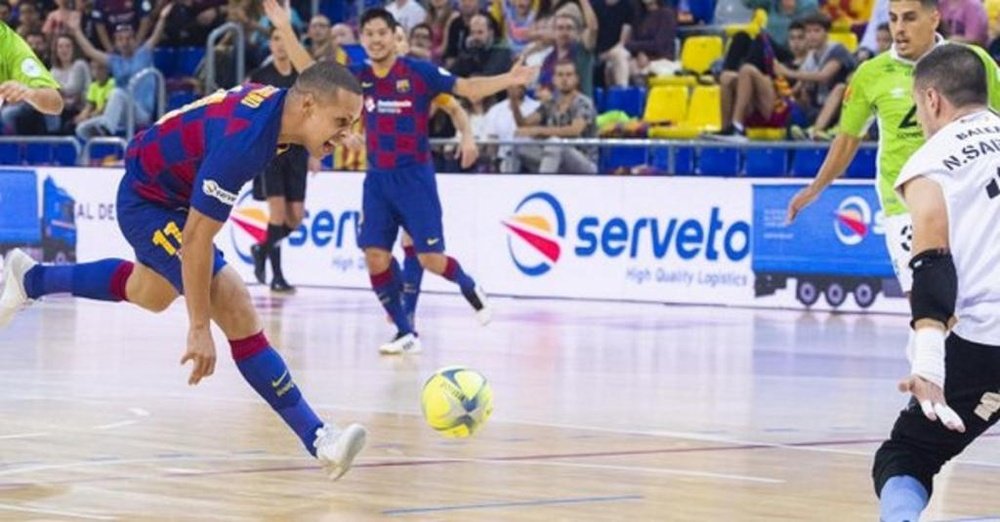 El Palma Futsal le inflige al Barça su primera derrota. FCBFutbolSala