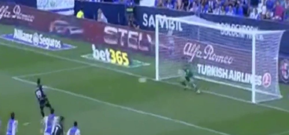 Manu García no logró marcar el primer gol de LaLiga de penalti. BeInSports