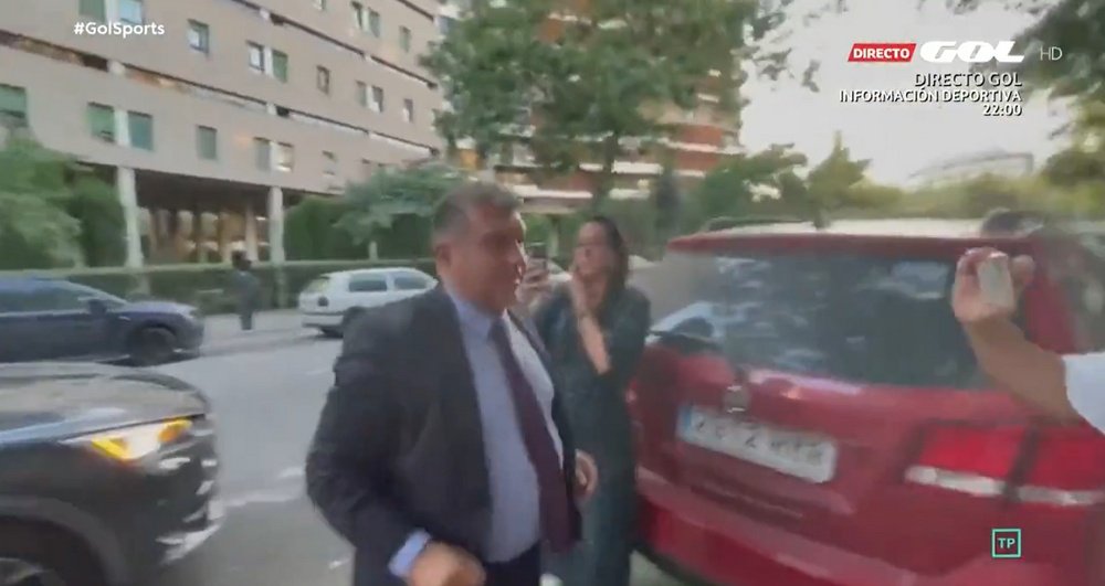 Laporta and Boehly meet for dinner. Screenshot/GOLTV