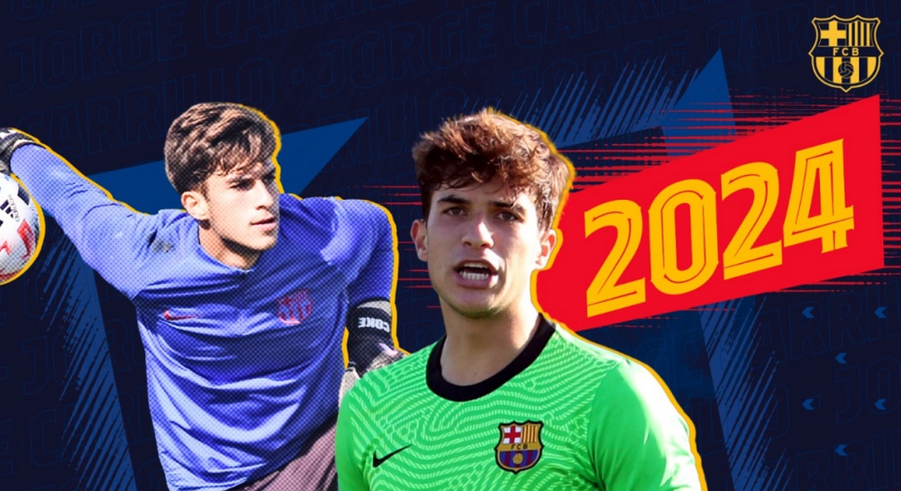 Laporta sigue atando pupilos de la cantera. Twitter/FCBarcelonaB