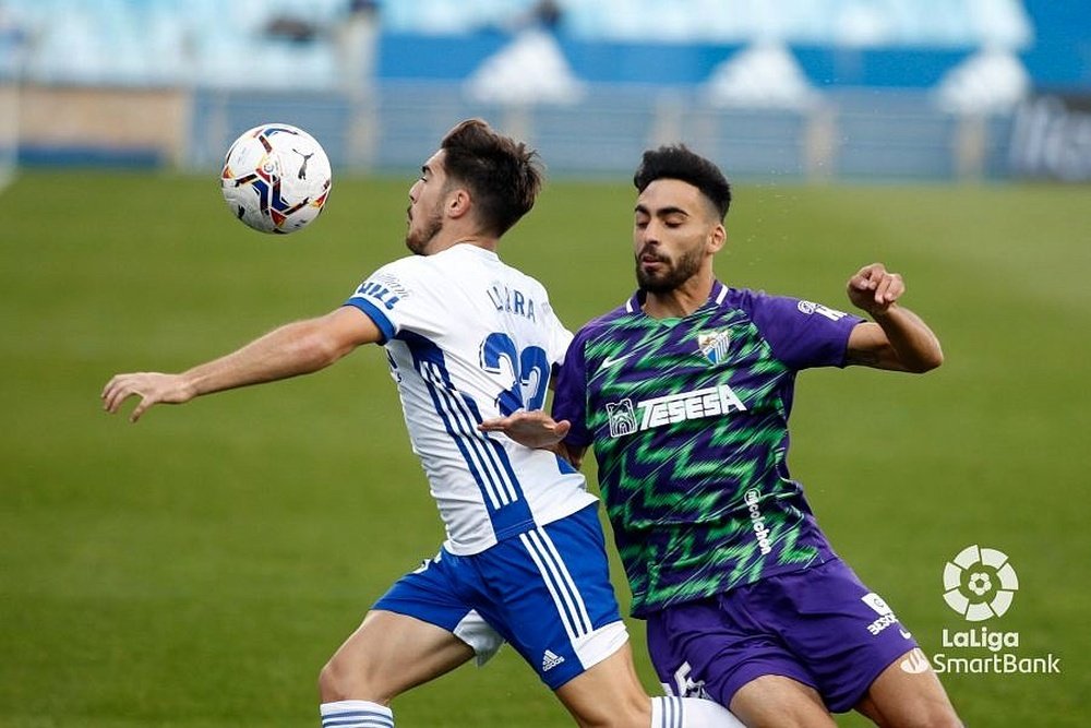 Juande trabaja día a día para jugar con el Málaga en Primera. LaLiga