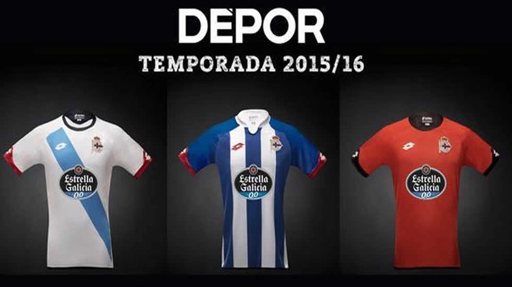 Las camisetas del Depor para la temporada 2015-16. CanalDeportivo.