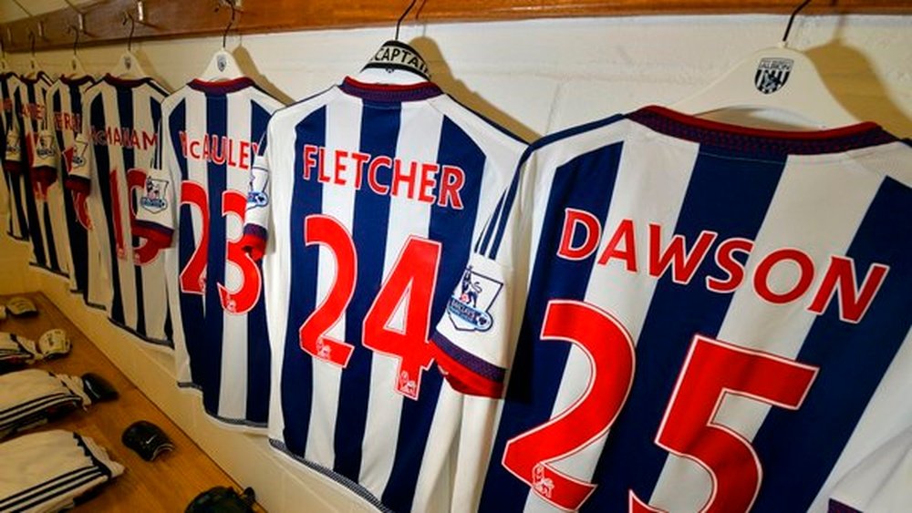 Las camisetas del West Brom han cambiado con respecto al curso pasado. WBAFC