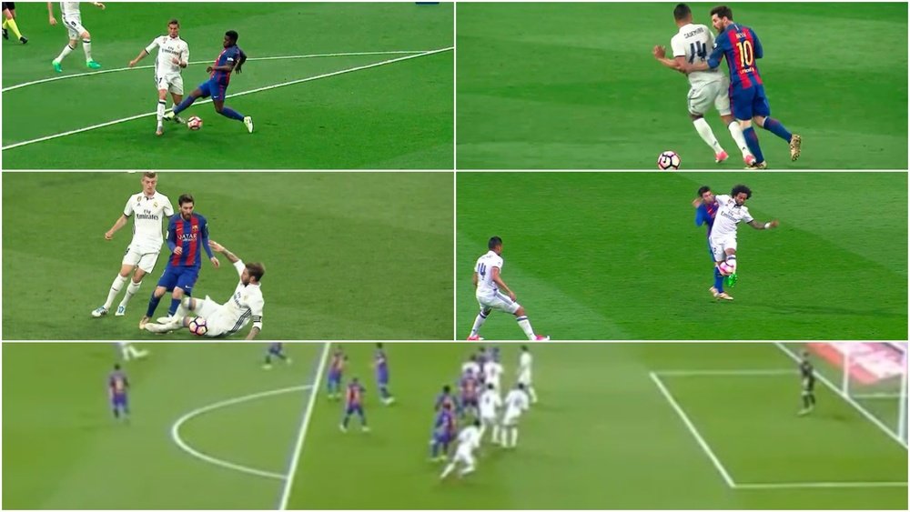¿Le perdonó el árbitro la segunda amarilla a Casemiro por el pisotón a Messi?. Movistar+Partidazo