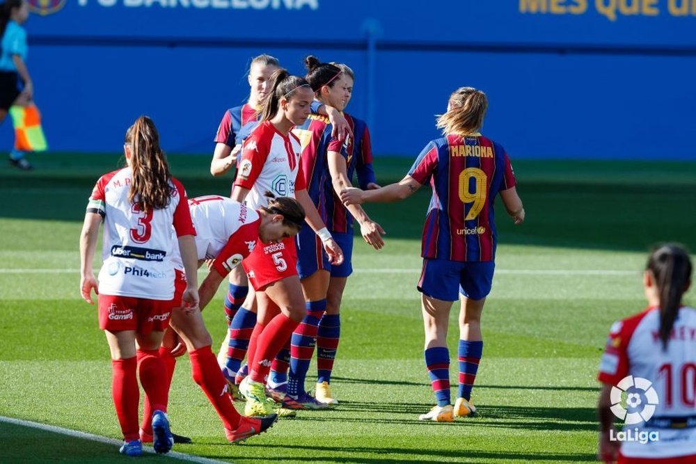 El Barça Femenino lleva ya 38 goles a favor en solo siete partidos. LaLiga