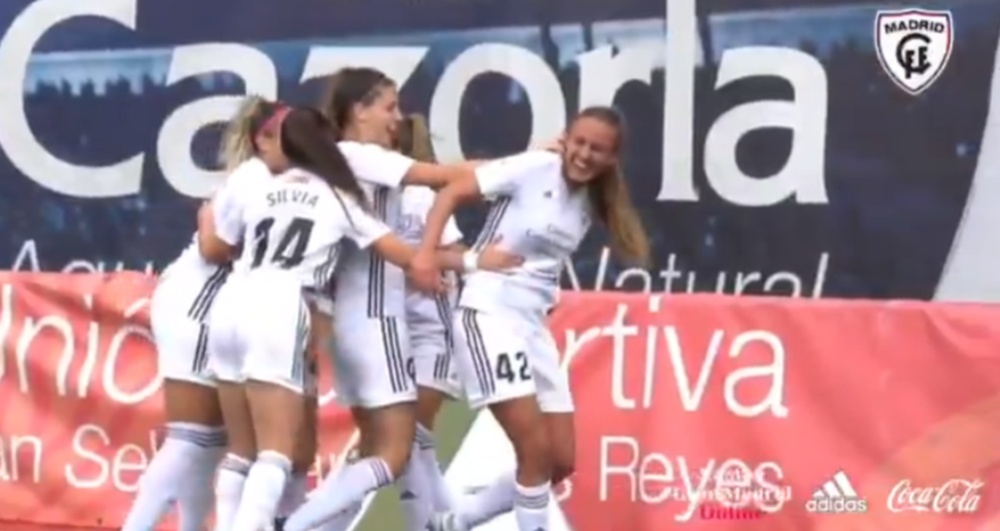 El Madrid CFF sudó para derrotar al Espanyol. Twitter/MadridCFF