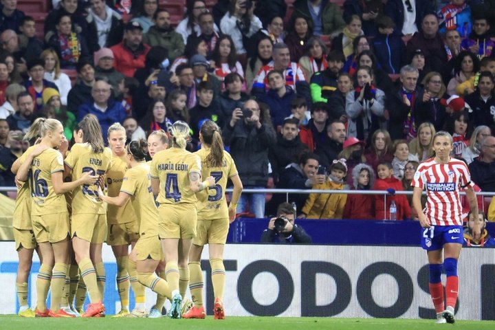 El Barcelona Femenino goleó al Atlético de Madrid por 1-6. EFE/Zipi Aragón