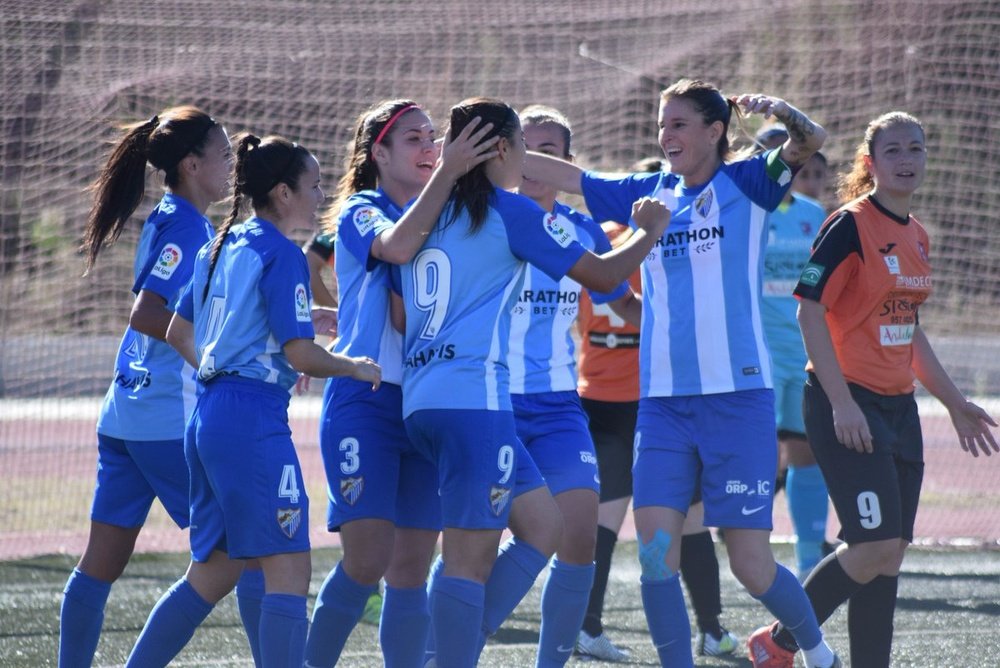 El Málaga Femenino volvió a golear. MálagaCFFemenino