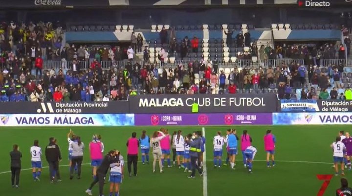 El Málaga cae con honores en la Copa de la Reina ante un Primera