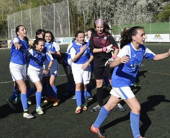 La capitana del Lleida infantil promete que el equipo intentará ganar la Liga otra vez