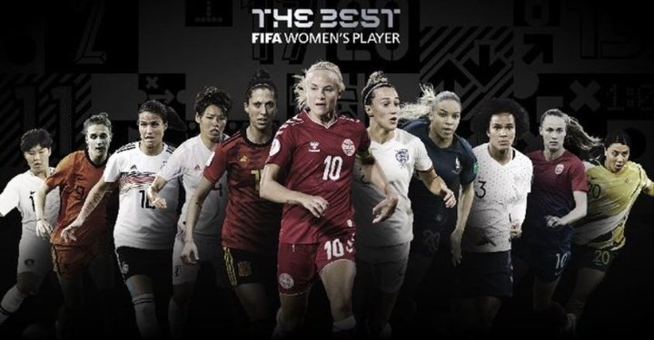 As finalistas do 'The Best' 2020 a melhor jogadora, goleira e treinadora