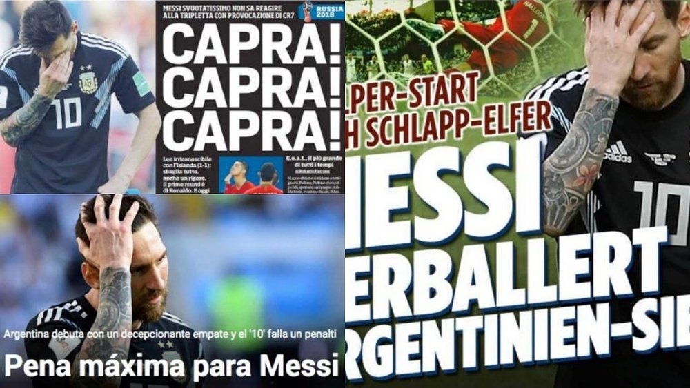 Messi, en el punto de mira.