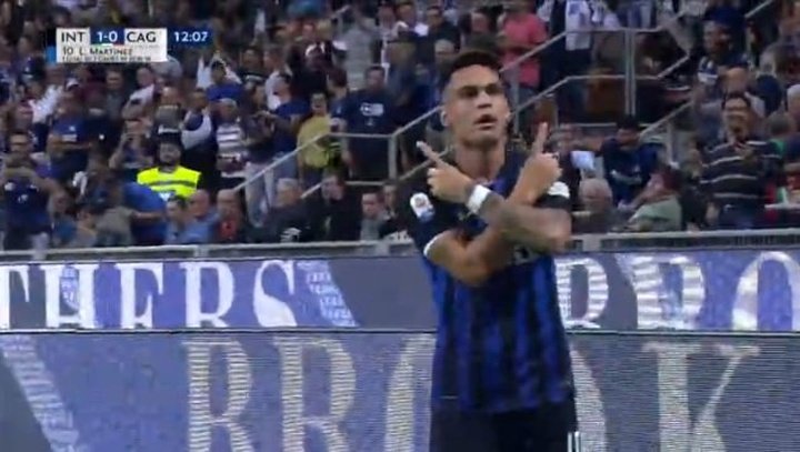 ¡Llegó el primer gol oficial de Lautaro con el Inter!