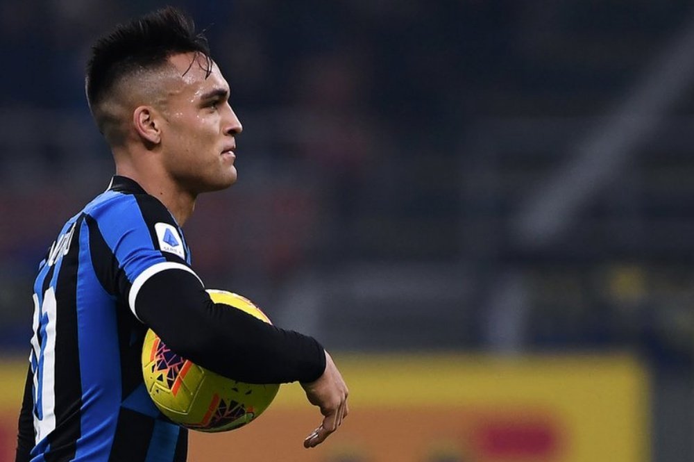 El guiño de Lautaro al Inter en Instagram. AFP