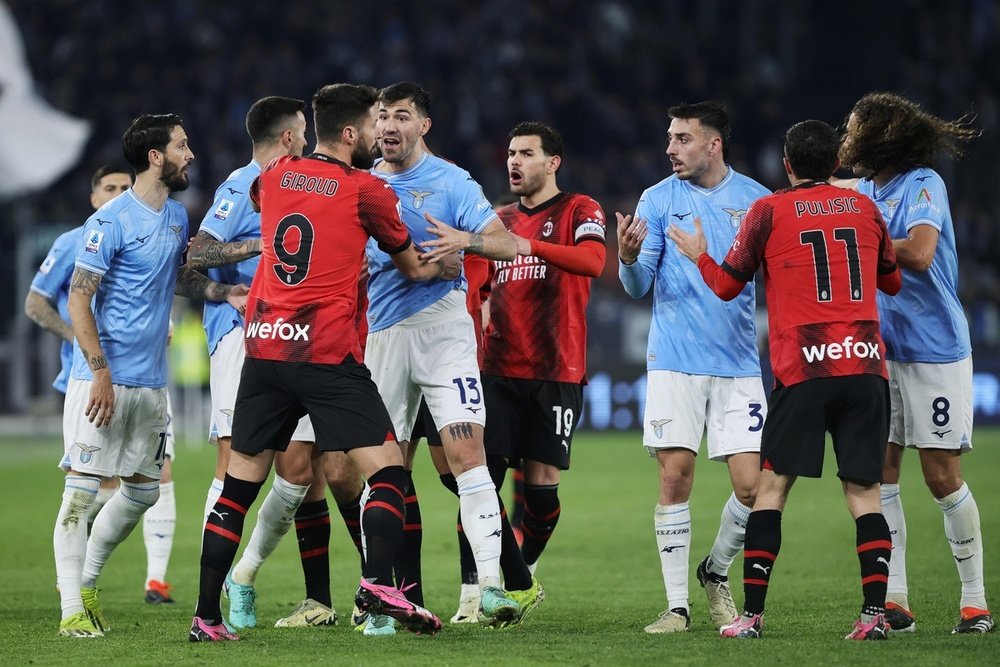 El Milan ganó por la mínima a la Lazio. EFE