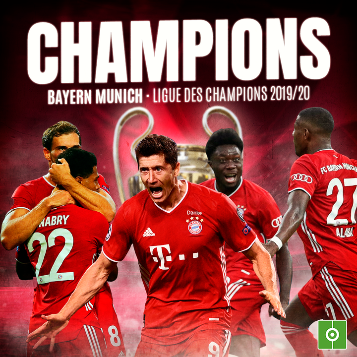 Le Bayern Munich remporte la Ligue des champions !