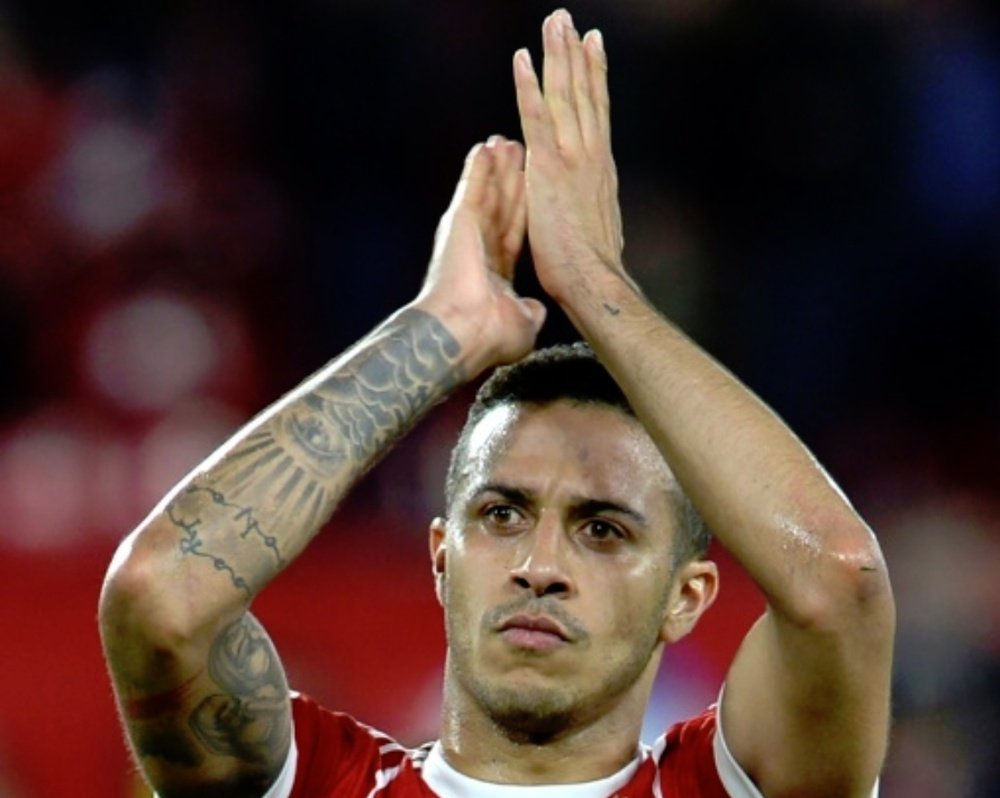 Thiago Alcantara is reportedly fit to play against Schalke. AFP