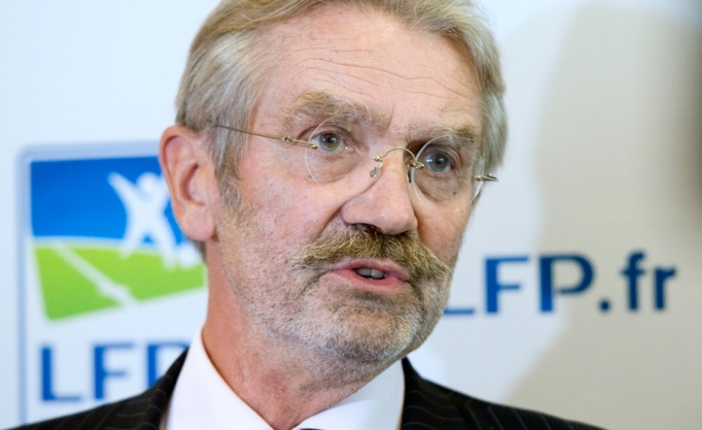 Le président de la LFP Frédéric Thiriez, le 21 septembre 2015 à Paris
