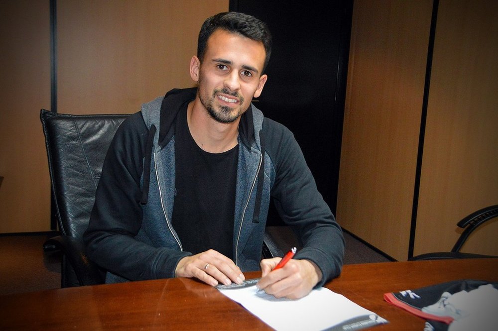 Sosa firmó recientemente su nuevo contrato con la 'Franja'. DanubioFC