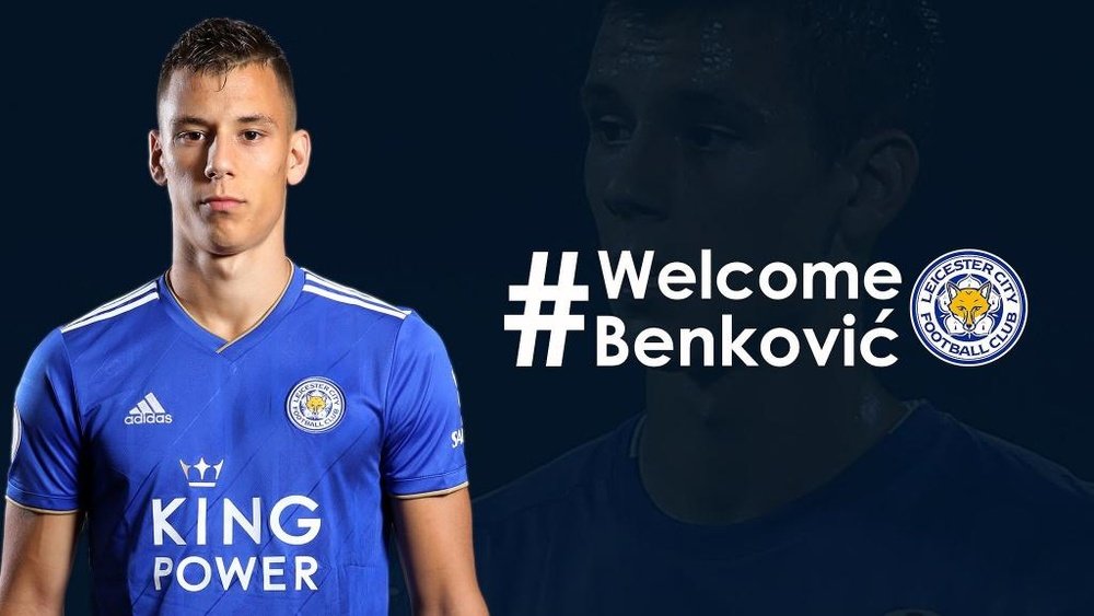 Benkovic joined Leicester City on deadline day. Twitter/LCFC