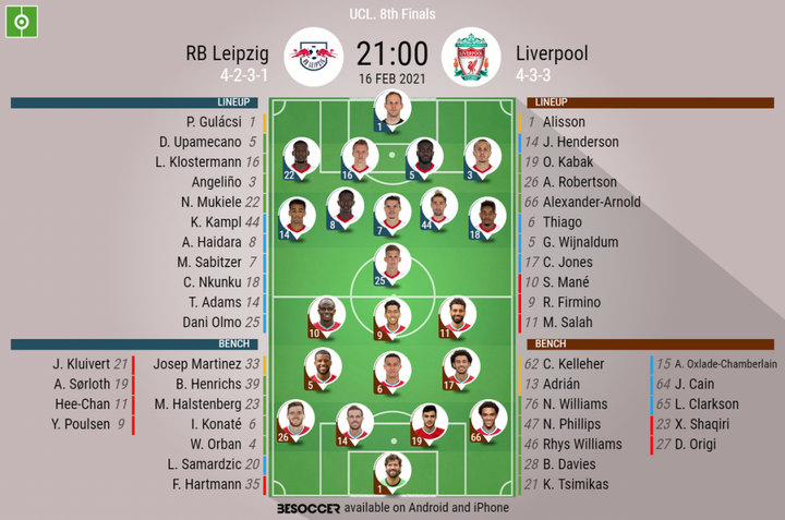 RB Leipzig v Liverpool - as it happened