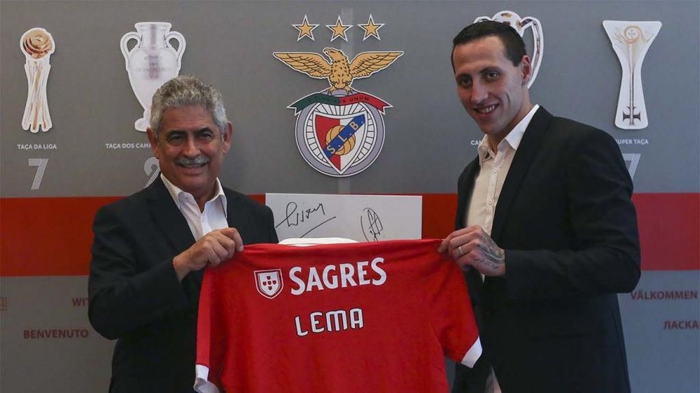 Lema signe au Benfica. Twitter/SLBenfica
