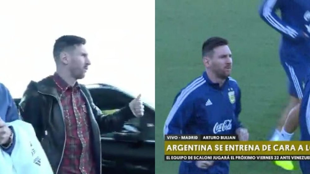 Messi est au rassemblement de l'Albiceleste. Argentine/TNT