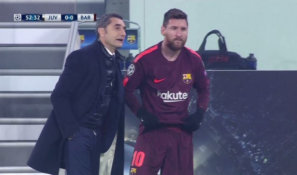 Messi entiende que no puede jugar siempre de titular. Captura/Mediaset