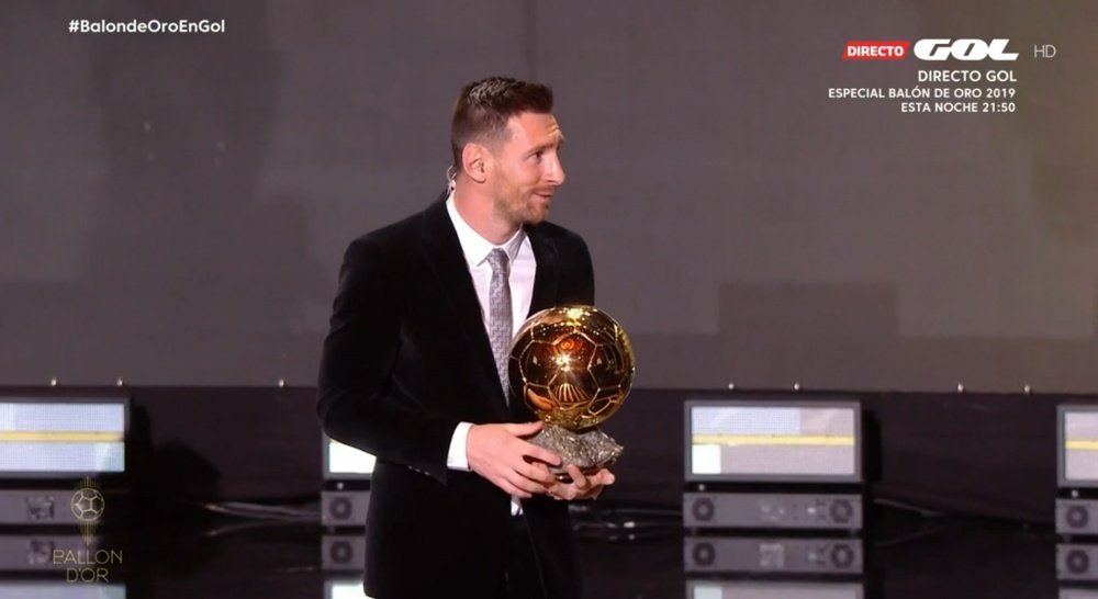 The Ballon d'Or will be given out. Screenshot/GOL
