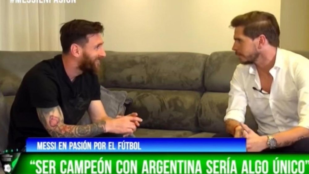 Messi ansía un título con Argentina. Captura/PasiónPorElFútbol