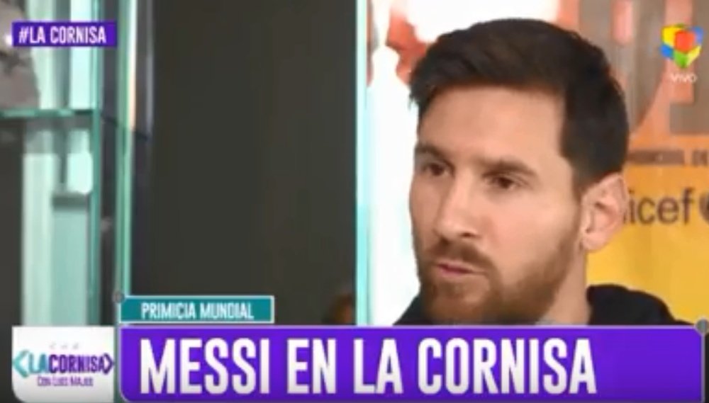 Messi told 'La Cornisa' he is desperate for World Cup success. Captura/LaCornisaTV