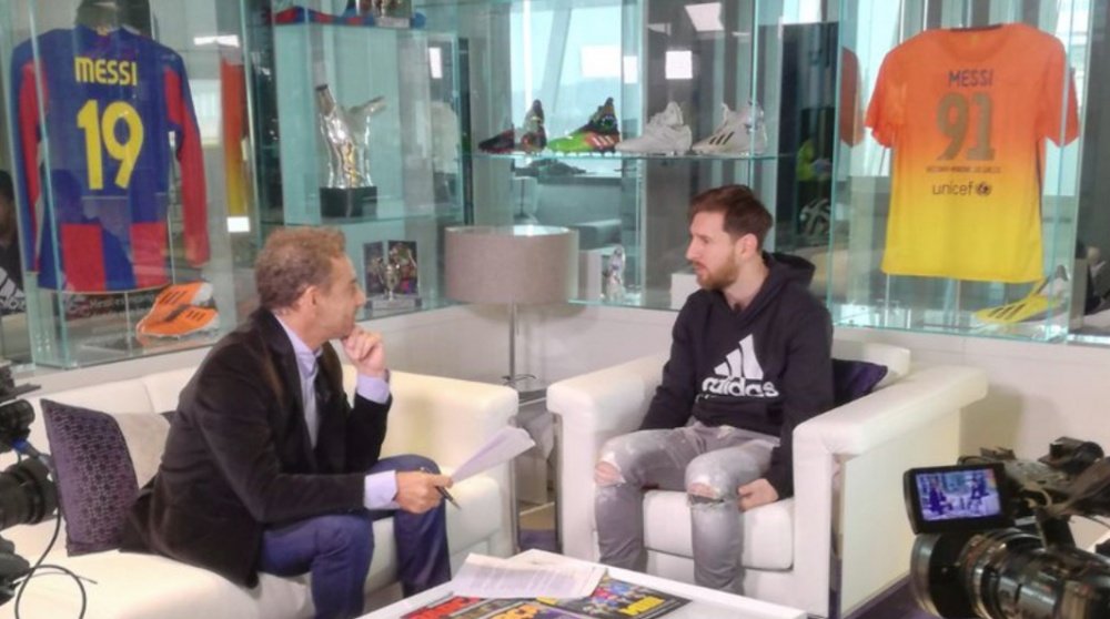 Messi mostró su lado más maduro. Captura/LaCornisaTV