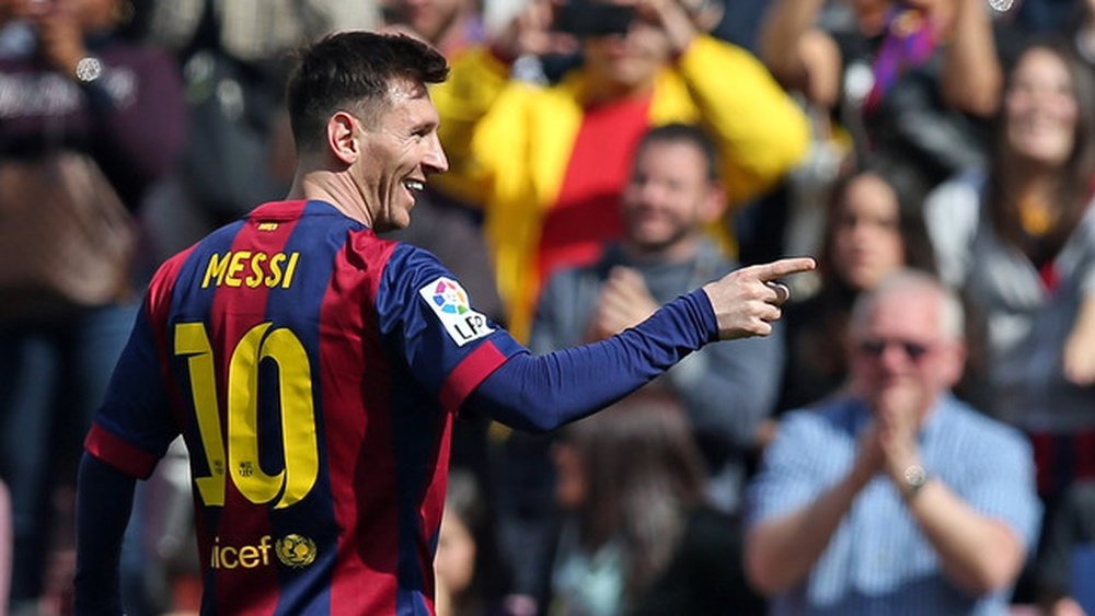 Leo Messi, durante un Barcelona-Rayo. FCBarcelona
