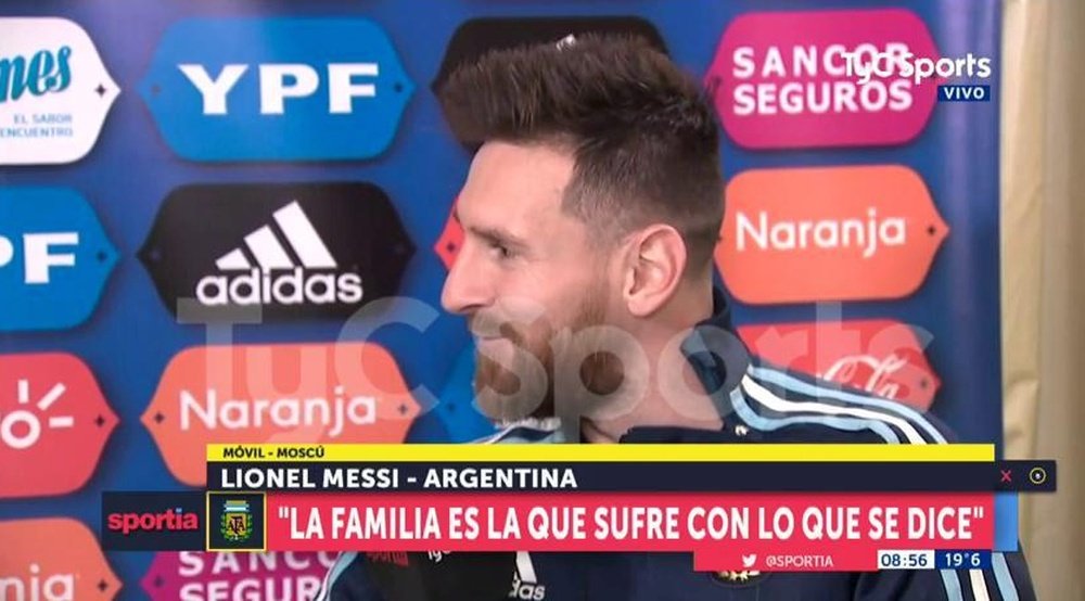 Messi a analysé ses passé, présent et futur. Twitter/Sportia