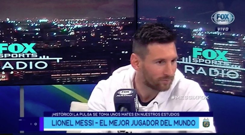 Messi habló del 4-0 ante el Liverpool. Captura/FoxSports