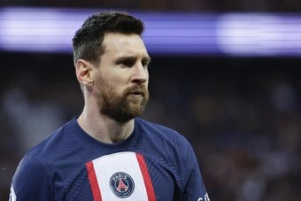 Lionel Messi finaliza su contrato con el PSG a mediados de 2023. AFP