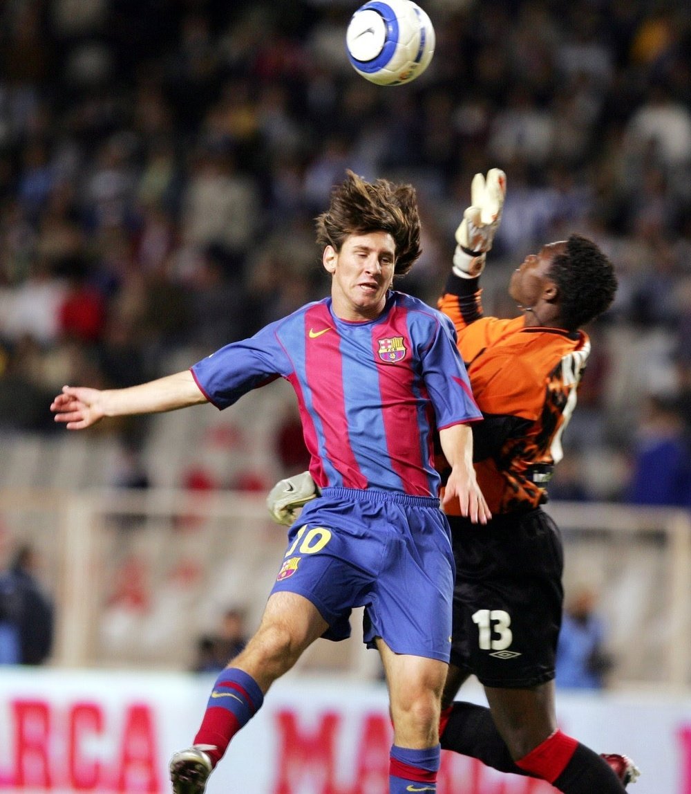 Messi had an incredible mentor. AFP