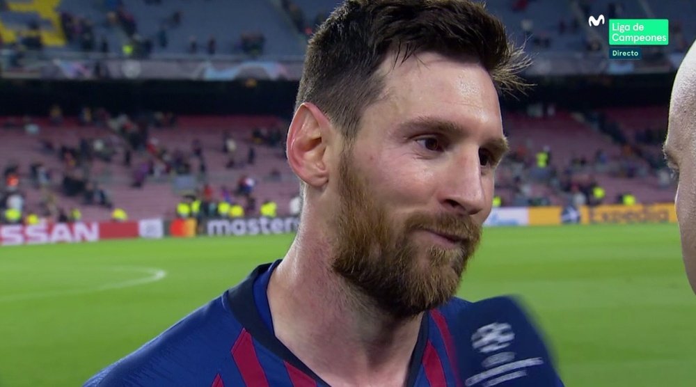 Lionel Messi's post-match interview