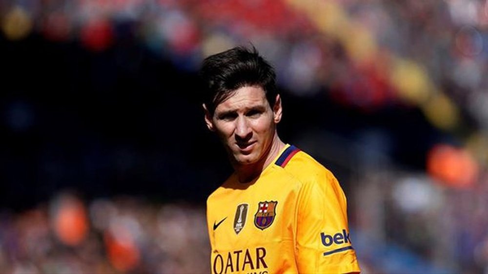 Leo Messi llevaba cuatro partidos consecutivos marcando. Twitter