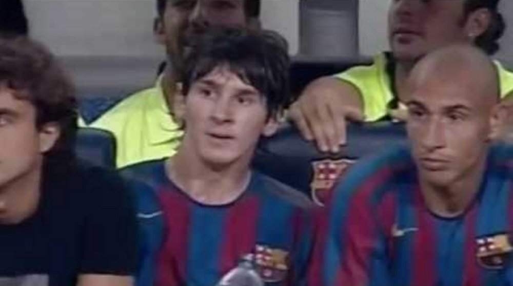 Messi comenzó a mostrarse al mundo en 2005. Captura/Youtube