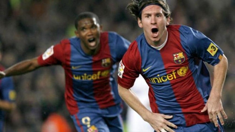 Mítico 'triplete' de Messi al Madrid. EFE