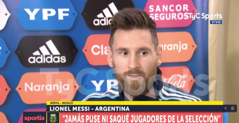 Messi contó con una sonrisa una anécdota sobre su abuela. Twitter/Sportia